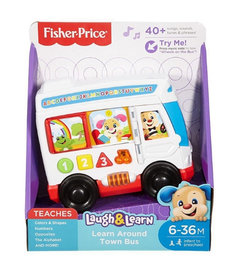 Imagine Autobuzul cu lumini si sunete Laugh&Learn - Fisher Price