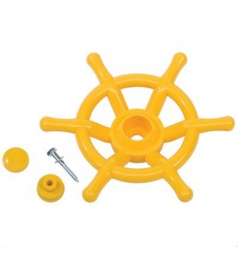 Imagine Timona galbena din plastic pentru spatii de joaca