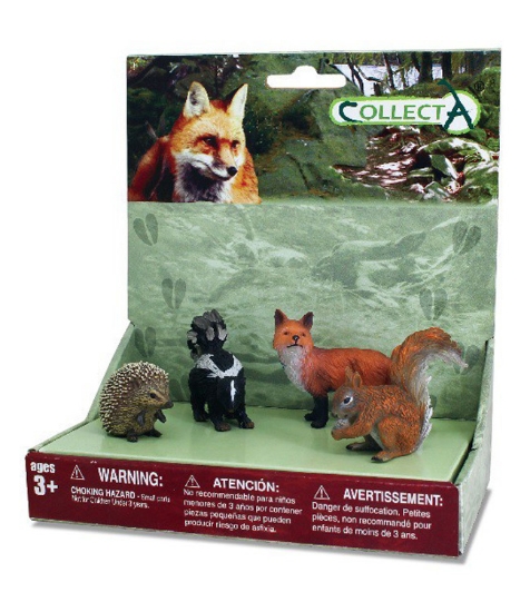 Imagine Set 4 figurine Animale din padure