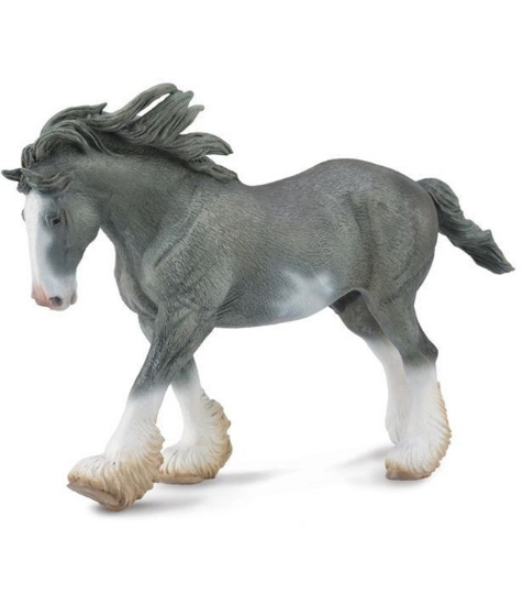Imagine Armasar Clydesdale Negru