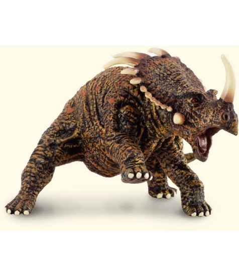 Imagine Styracosaurus