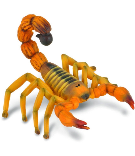 Imagine Figurina Scorpion Galben pictata manual M