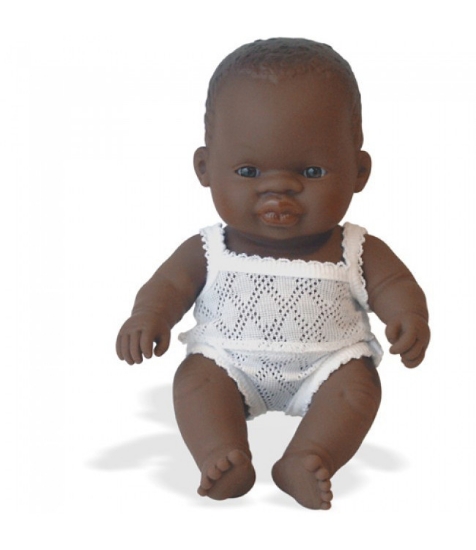 Imagine Papusa Baby african fata  21cm