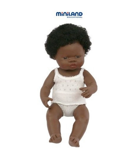 Imagine Papusa fetita africana 38 cm