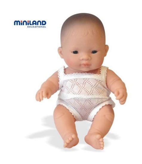 Imagine Papusa bebelus baiat asiatic 21 cm