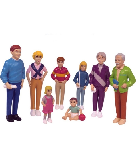 Imagine Familie de europeni 8 figurine