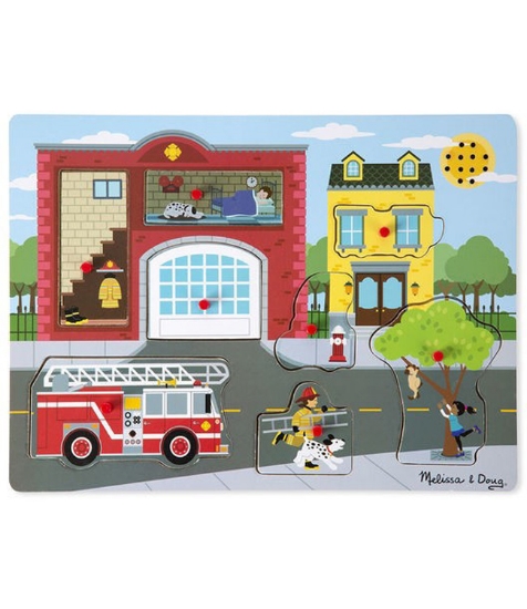Imagine Puzzle cu sunete Brigada de pompieri