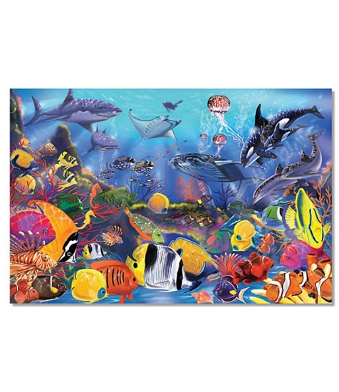 Imagine Puzzle de podea Viata subacvatica