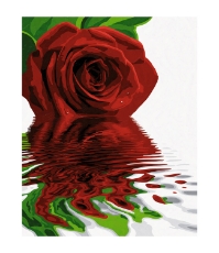 Imagine Kit pictura pe numere Trandafirul Rosu
