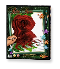 Imagine Kit pictura pe numere Trandafirul Rosu