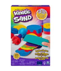 Imagine Kinetic Sand Set unelte de curcubeu cu accesorii