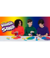 Imagine Kinetic Sand Set unelte de curcubeu cu accesorii