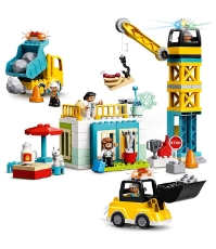 Imagine Lego Duplo Macara turn si constructie 10933