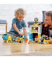 Imagine Lego Duplo Macara turn si constructie 10933