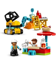 Imagine Lego Duplo Macara turn si constructie 10933