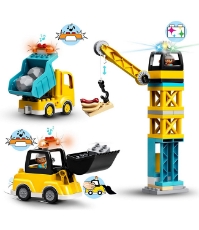 Imagine Lego Duplo Macara turn si constructie 10933
