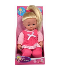 Imagine Papusa Soft 30cm cu Hainute Rosii