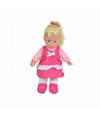 Imagine Papusa Soft 30cm cu Hainute Rosii