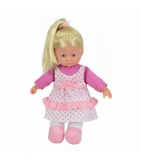 Imagine Papusa Soft 30cm cu Hainute Roz