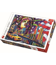 Imagine Puzzle Trefl 1000 New York in culori