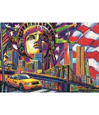 Imagine Puzzle Trefl 1000 New York in culori