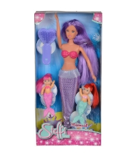 Imagine Papusa Steffi Sirena cu Corp Mov