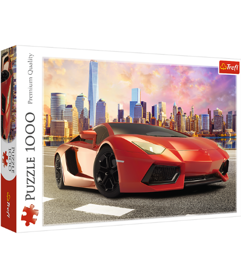 Imagine Puzzle Trefl 1000 Lamborghini Rosu