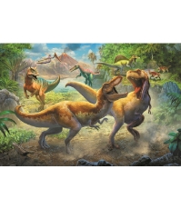 Imagine Puzzle Trefl 160 Tyrannosauri in lupta