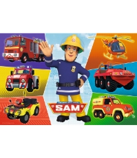 Imagine Puzzle Trefl 100 Masinile Pompierului Sam