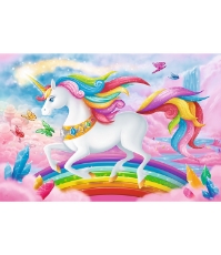 Imagine Puzzle Trefl 100 Lumea de Cristal a Unicornilor