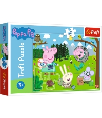 Imagine Puzzle Trefl 30 Peppa Pig in Drumetie