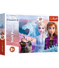 Imagine Puzzle Trefl 30 Frozen2 Curajoasele Surori