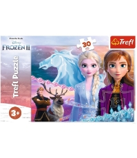 Imagine Puzzle Trefl 30 Frozen2 Curajoasele Surori