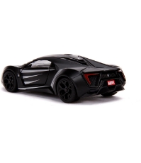 Imagine Masinuta metalica Black Panther Lykan Hypersport scara 1 la 32