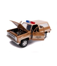 Imagine Macheta metalica 1980 Chevy Police K5 scara 1 la 24