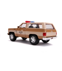 Imagine Macheta metalica 1980 Chevy Police K5 scara 1 la 24