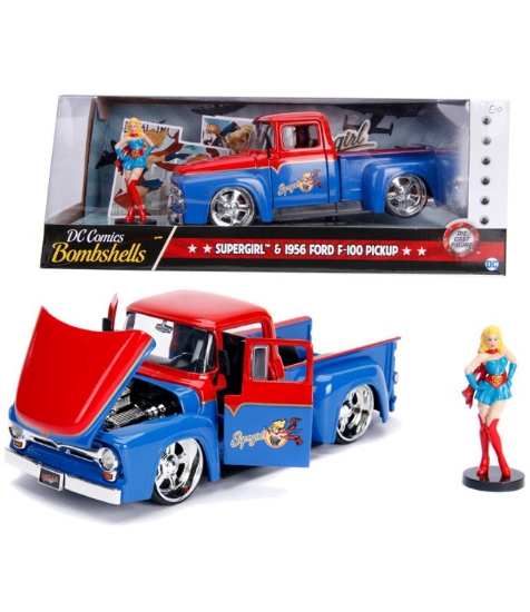 Imagine DC Comics Bombshells 1956 Ford Super Girl scara 1 la 24