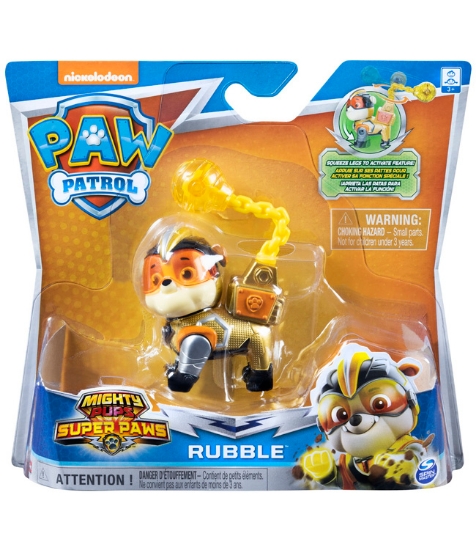 Imagine Patrula Catelusilor figurina Super Erou Rubble