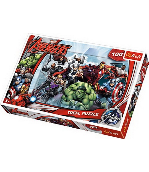 Imagine Puzzle Trefl 100 Incepe Atacul Marvel