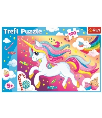 Imagine Puzzle Trefl 100 Frumosul Unicorn