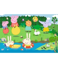 Imagine Puzzle Trefl 60 Peppa Pig Distractie in Vacanta