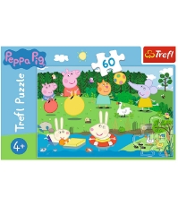Imagine Puzzle Trefl 60 Peppa Pig Distractie in Vacanta