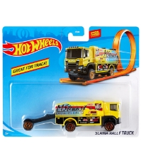 Imagine Camion Scania Rally Truck Hot Wheels