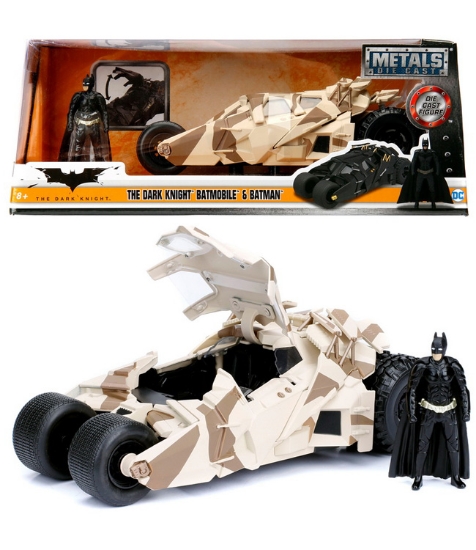 Imagine Batmobilul cu figurina si camuflaj