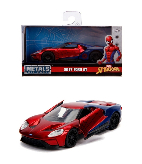 Imagine Masinuta metalica Spiderman 2017 Ford GT scara 1 la 32