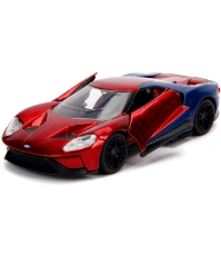 Imagine Masinuta metalica Spiderman 2017 Ford GT scara 1 la 32