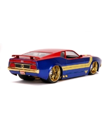 Imagine Masinuta metalica Captain Marvel 1973 Ford Mustang Mach 1 scara 1 la 24