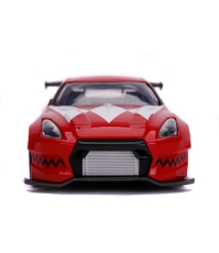 Imagine Masinuta metalica Power Rangers 2009 Nissan GT-R R35 scara 1 la 32