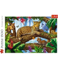 Imagine Puzzle Trefl 1500 Jaguar Intr-O Pauza Odihnitoare