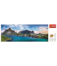 Imagine Puzzle Trefl Panorama 500 Arhipelagul Norvegian Lofoten